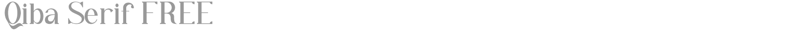 Qiba Serif font preview